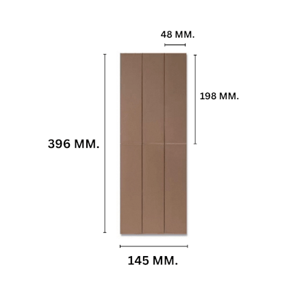 โมเสค TIMELESS TILES รุ่น LUSTO 39.6X14.5 ซม. สีทอง ROSE GOLD ผิวเงามิลเลอร์_1